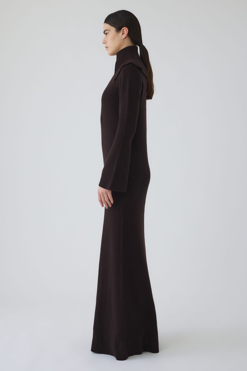 RIM.ARK 「Long high collar knit dress」|ワンピース|