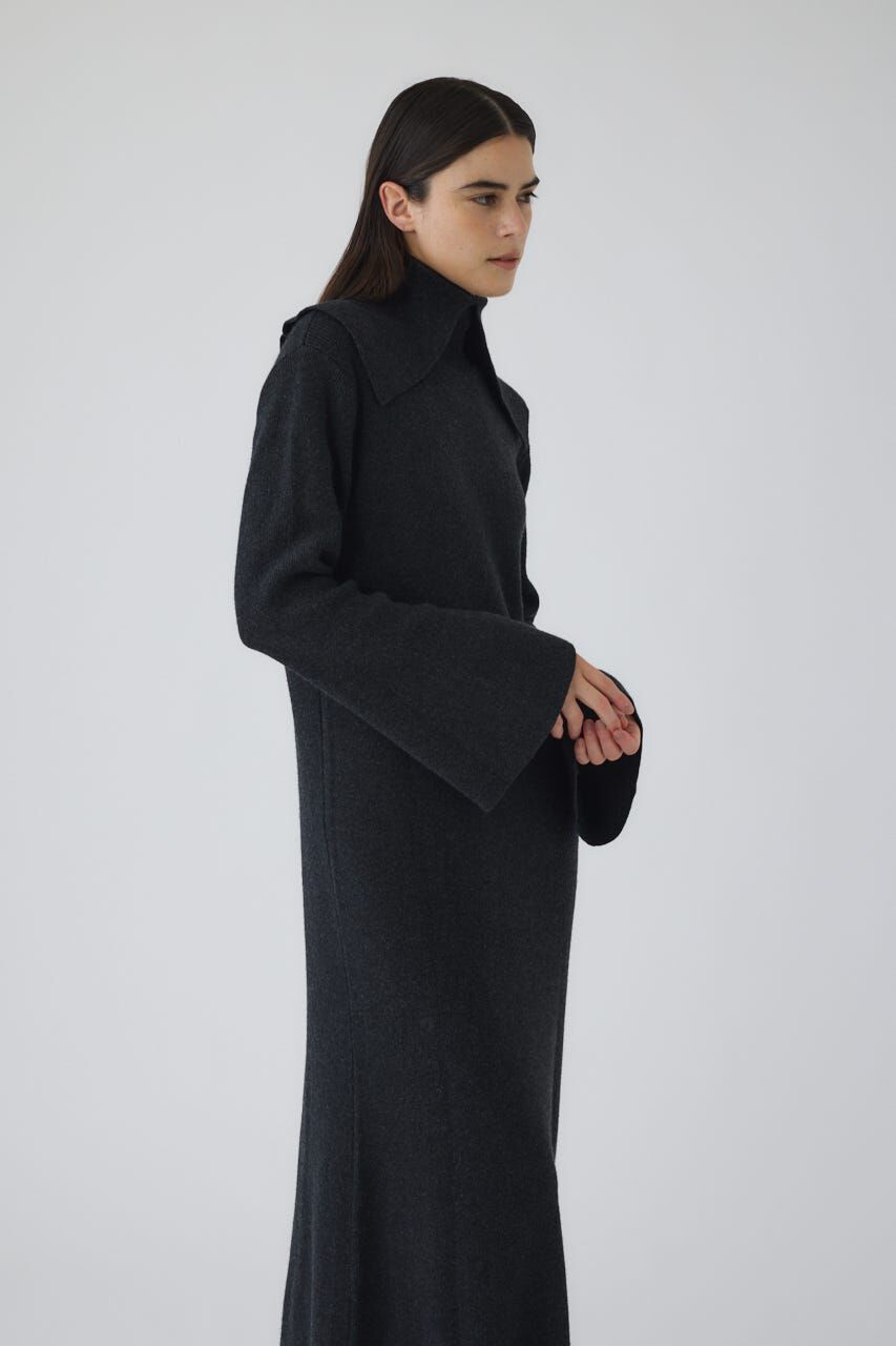 RIM.ARK 「Long high collar knit dress」|ワンピース|