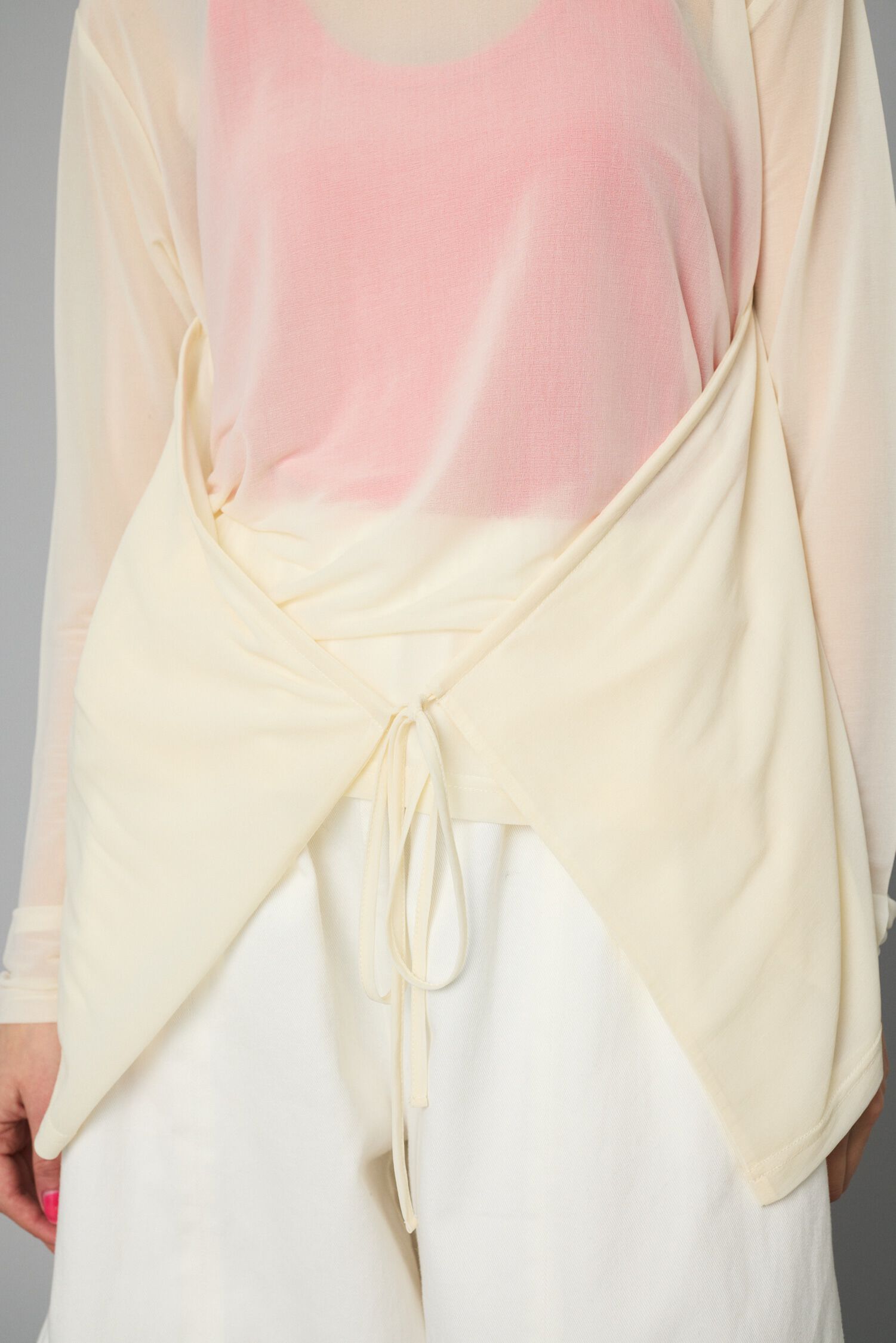 HeRIN.CYE「Sheer squid tops」|Tシャツ・カットソー|