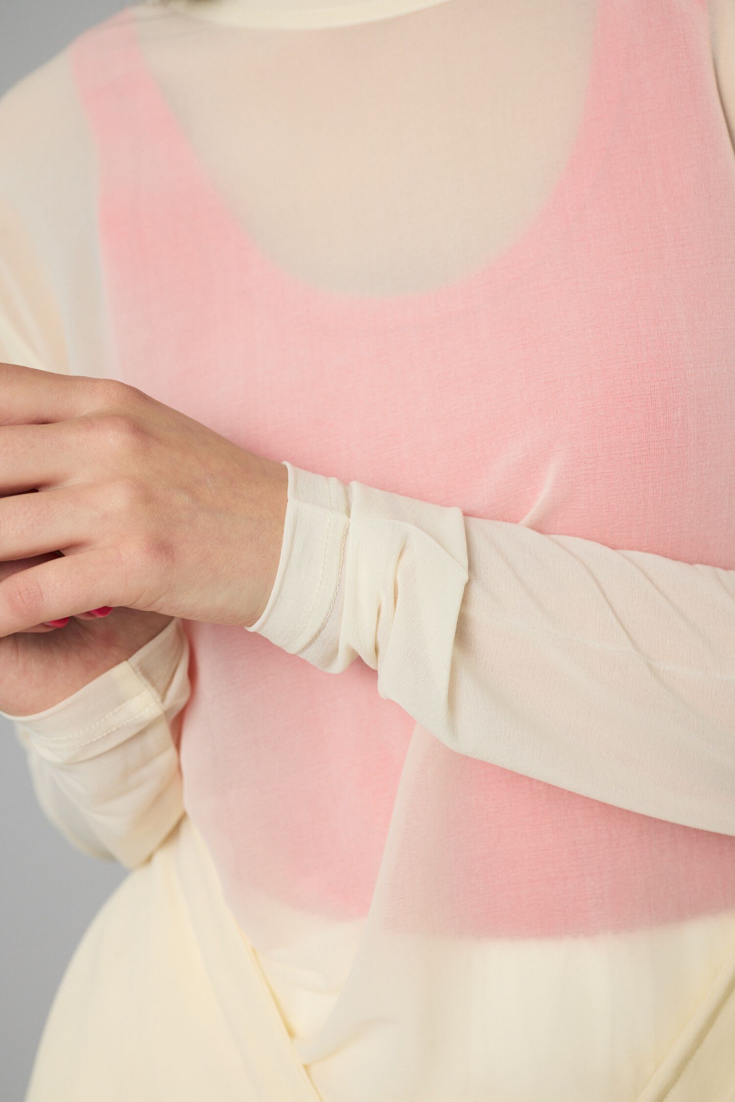 HeRIN.CYE「Sheer squid tops」|Tシャツ・カットソー|