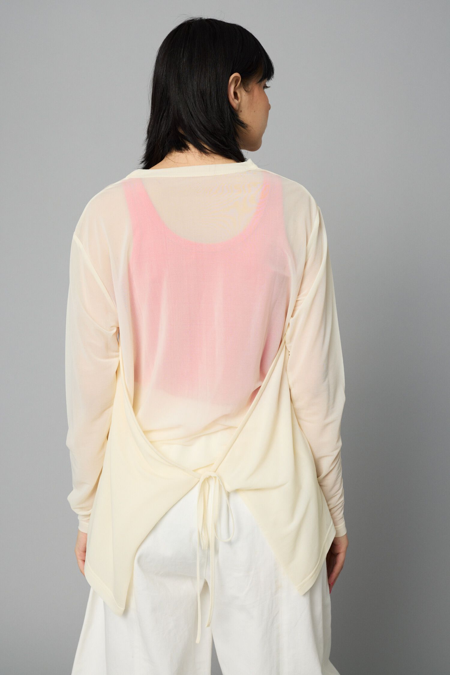 HeRIN.CYE「Sheer squid tops」|Tシャツ・カットソー|
