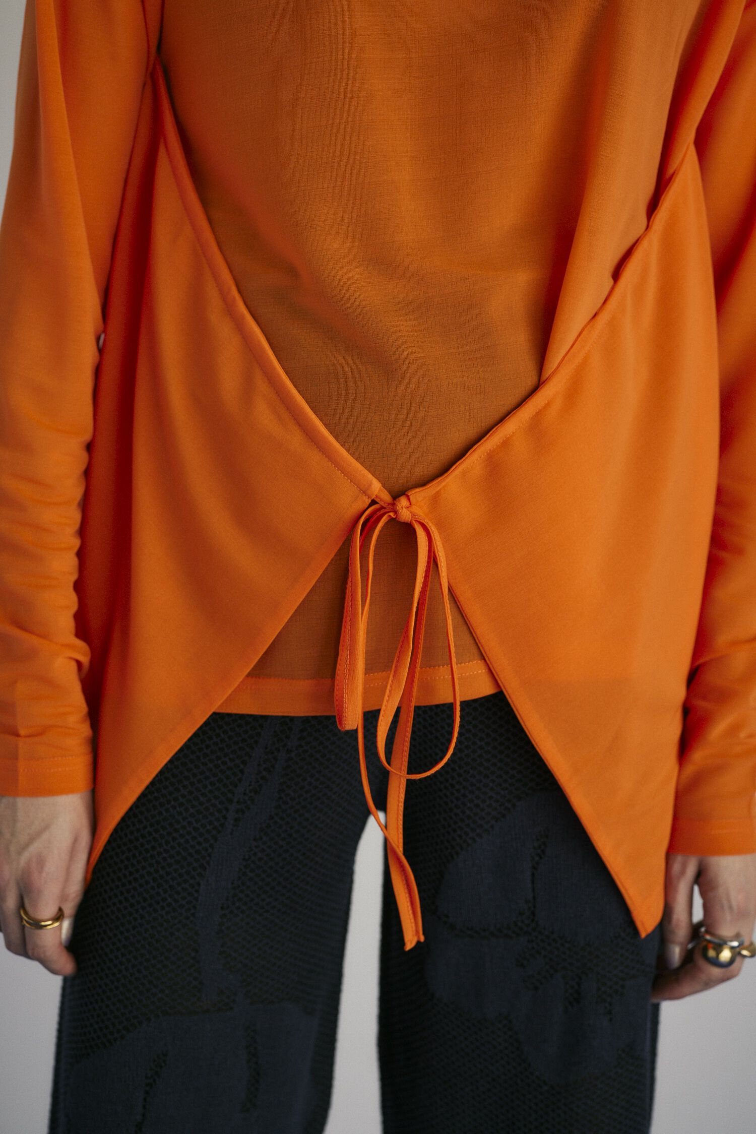 HeRIN.CYE「Sheer squid tops」|Tシャツ・カットソー|