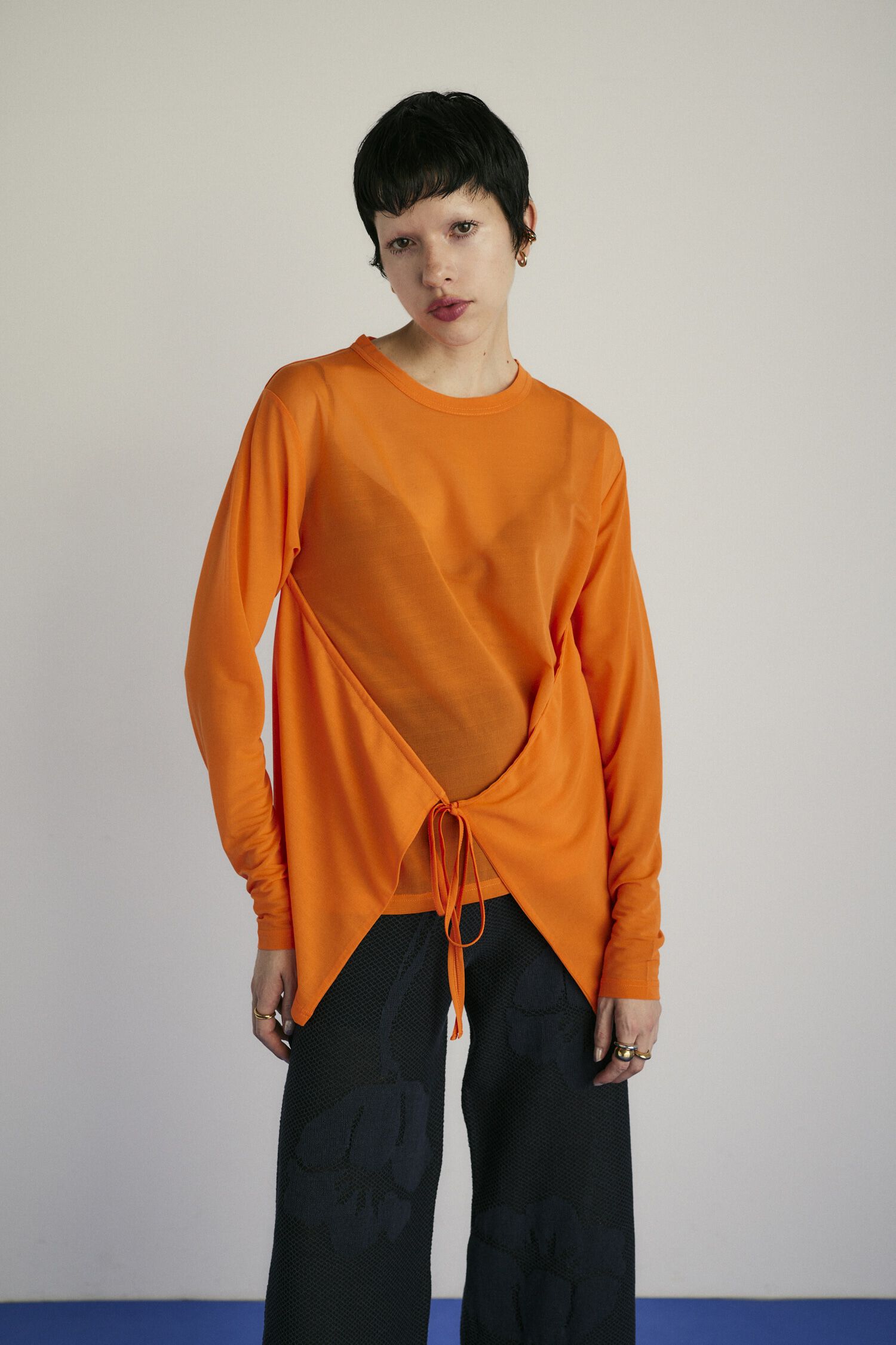 HeRIN.CYE「Sheer squid tops」|Tシャツ・カットソー|