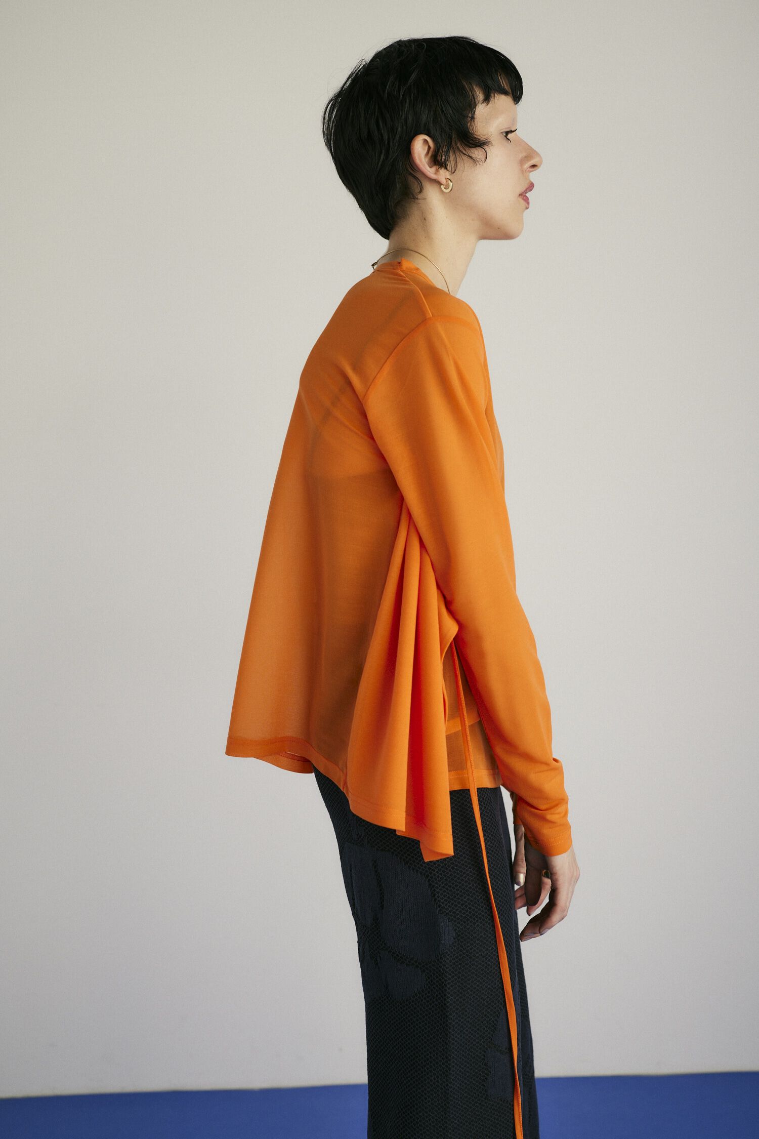 HeRIN.CYE「Sheer squid tops」|Tシャツ・カットソー|