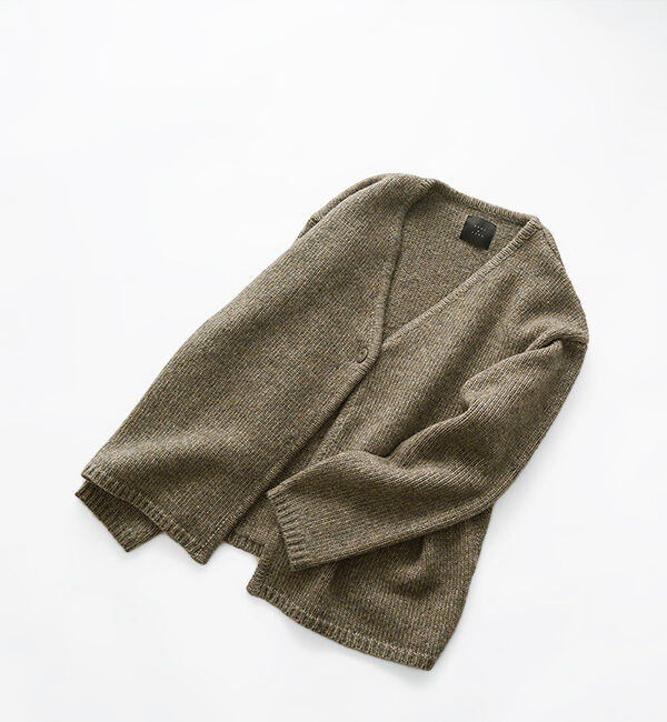 オオカミとフクロウ「オオカミと真夜中のティータイム&ldquo;つつみ&rdquo;」|カーディガン|