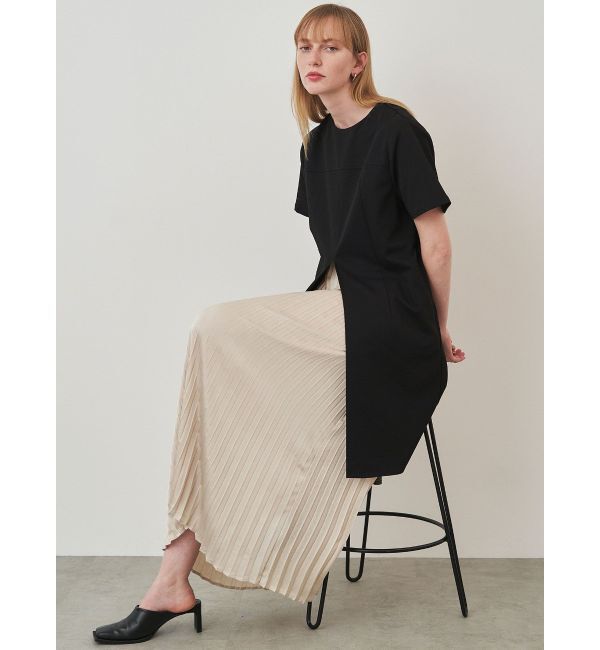 ELENDEEK「PLEATS COVER OP」|ワンピース|ブラック