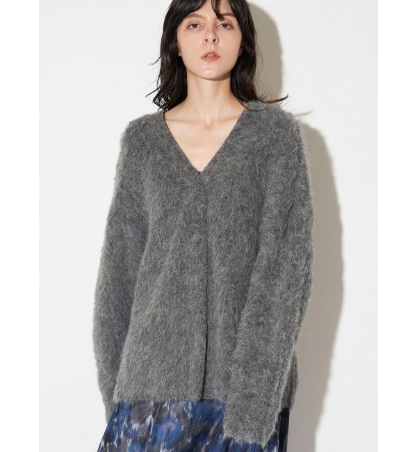 ELENDEEK「ALPACA SHAGGY KTCD」|カーディガン|