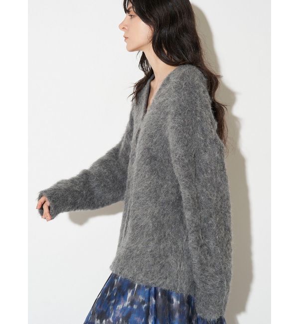 ELENDEEK「ALPACA SHAGGY KTCD」|カーディガン|