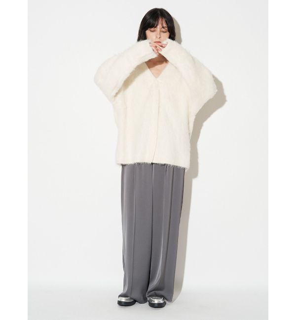 ELENDEEK「ALPACA SHAGGY KTCD」|カーディガン|