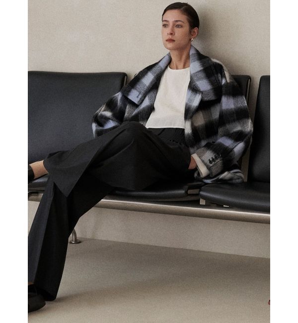 ELENDEEK「STAND COLLAR SHORT CT」|チェスターコート|