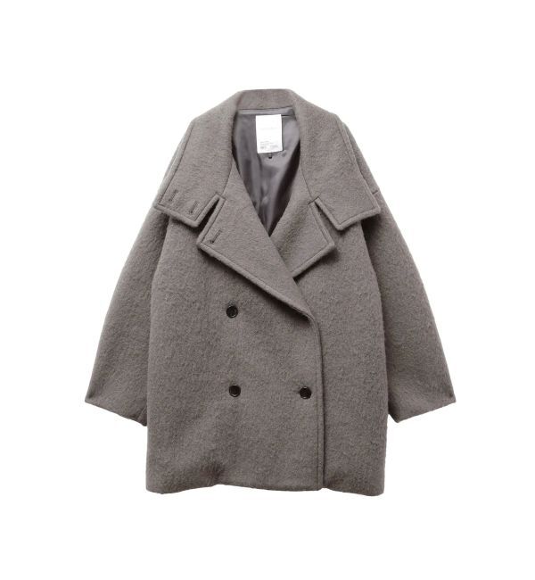 ELENDEEK「STAND COLLAR SHORT CT」|チェスターコート|