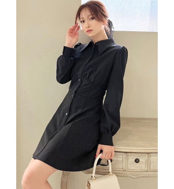 RESEXXY「コルセットシャツワンピース」|ワンピース|