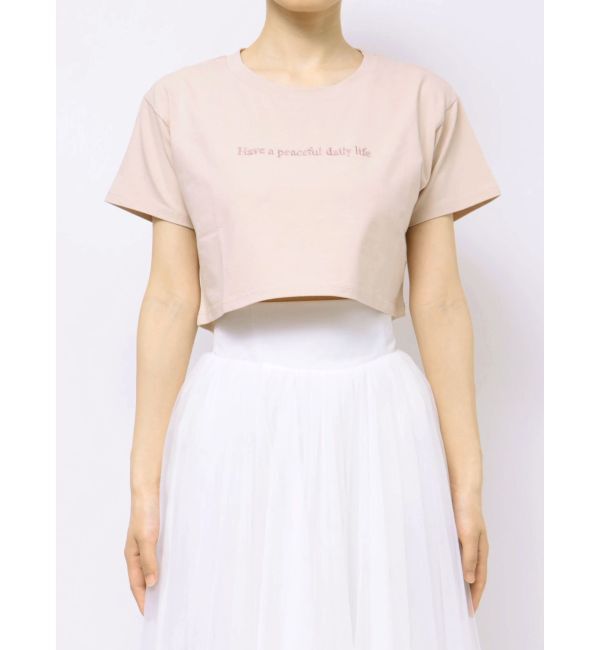 RESEXXY「ロゴ刺繍Tシャツ」|Tシャツ・カットソー|