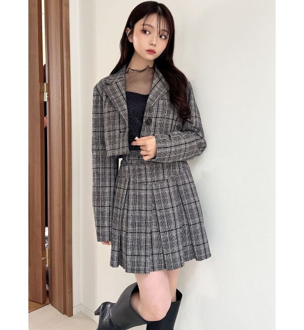 RESEXXY「クロップドジャケット【セットアップ着用可能】」|テーラードジャケット|