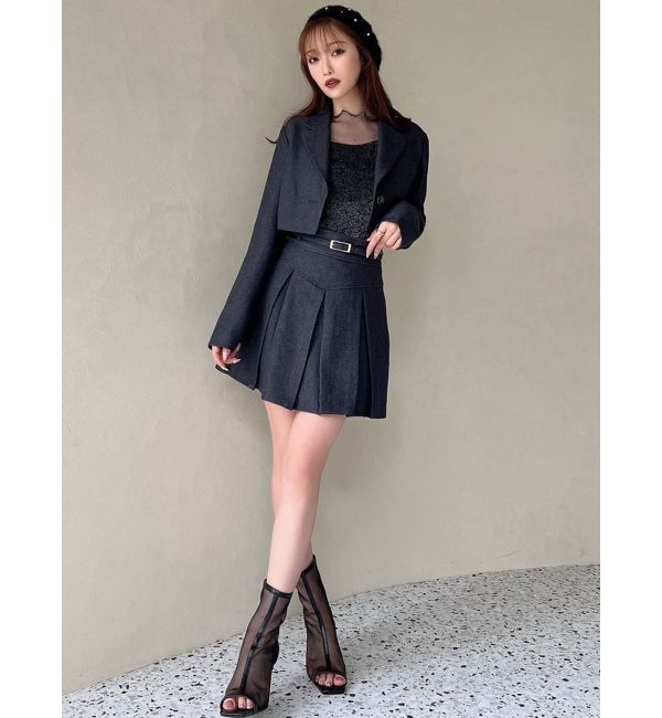 RESEXXY「クロップドジャケット【セットアップ着用可能】」|テーラードジャケット|