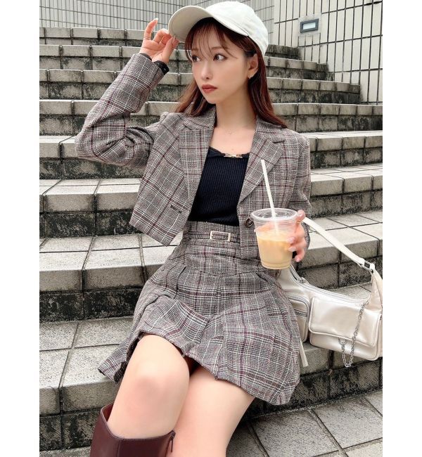 RESEXXY「クロップドジャケット【セットアップ着用可能】」|テーラードジャケット|