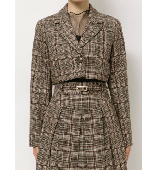 RESEXXY「クロップドジャケット【セットアップ着用可能】」|テーラードジャケット|