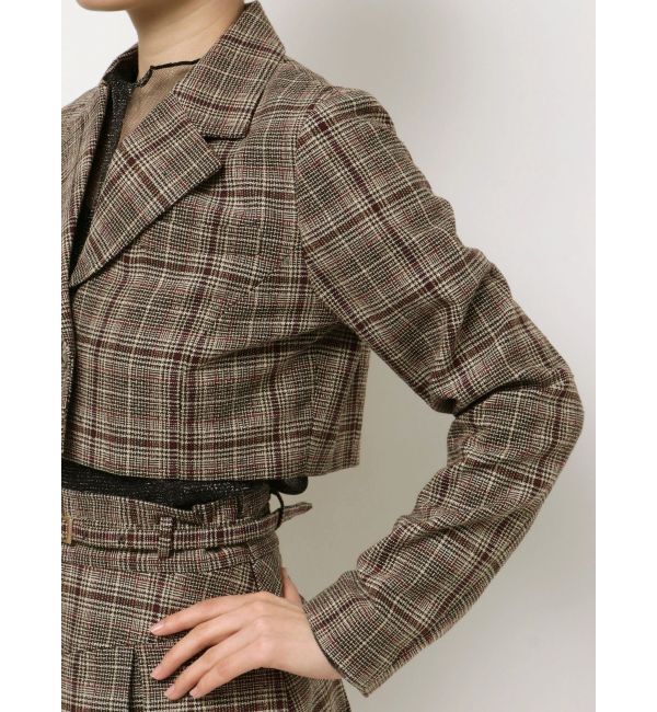 RESEXXY「クロップドジャケット【セットアップ着用可能】」|テーラードジャケット|