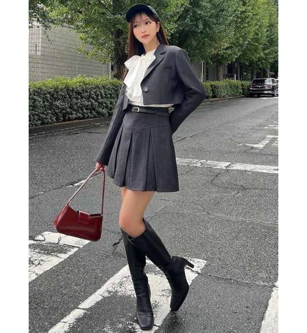 RESEXXY「クロップドジャケット【セットアップ着用可能】」|テーラードジャケット|