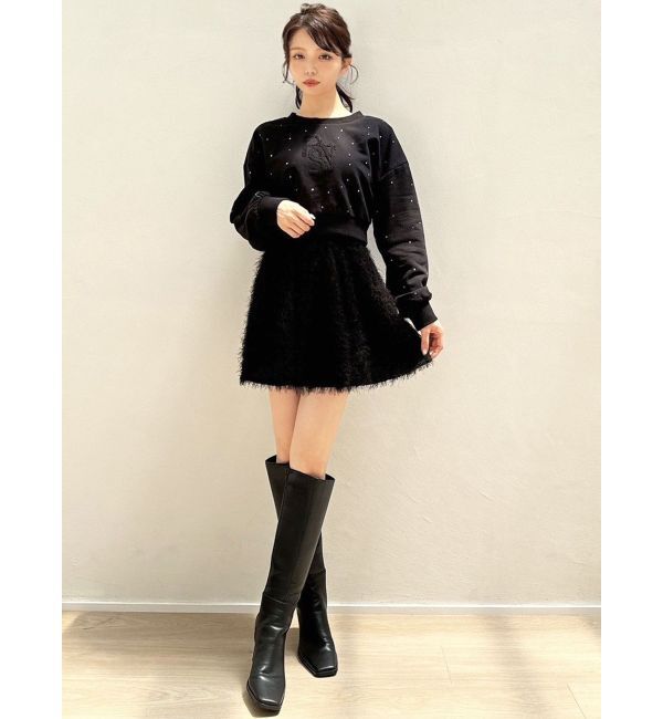 RESEXXY「シャギーミニスカート」|スカート|