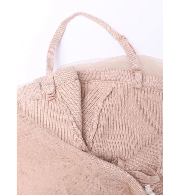 RESEXXY「シアーコンビオフショルニット」|ニット・セーター|