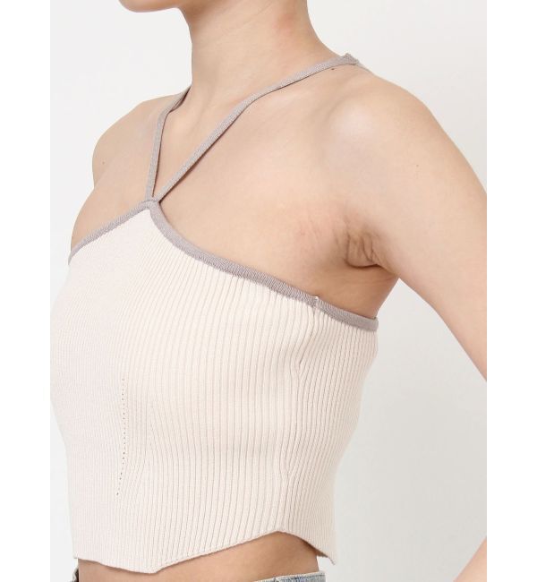 RESEXXY「アメスリクロップドニットトップス」|キャミソール|