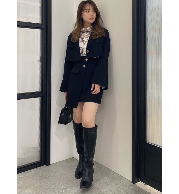 dazzlin「ジップスリーブポケットジャケット」|テーラードジャケット|