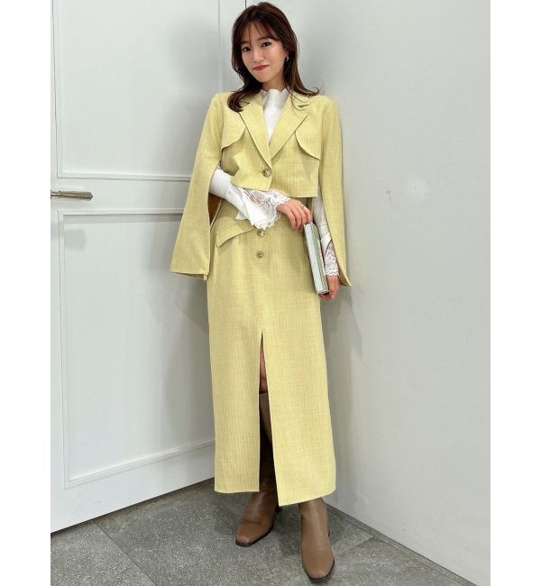 dazzlin「ジップスリーブポケットジャケット」|テーラードジャケット|