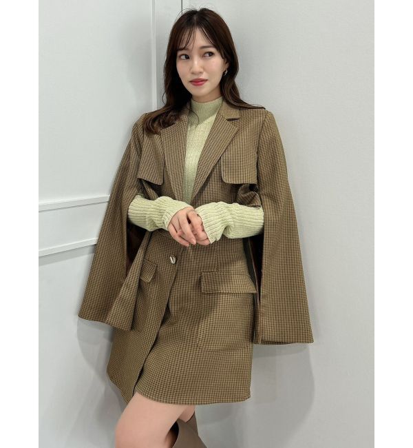 dazzlin「ジップスリーブポケットジャケット」|テーラードジャケット|