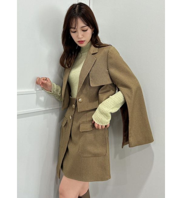 dazzlin「ジップスリーブポケットジャケット」|テーラードジャケット|