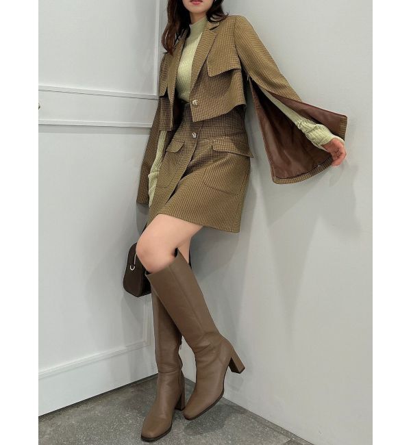 dazzlin「ジップスリーブポケットジャケット」|テーラードジャケット|