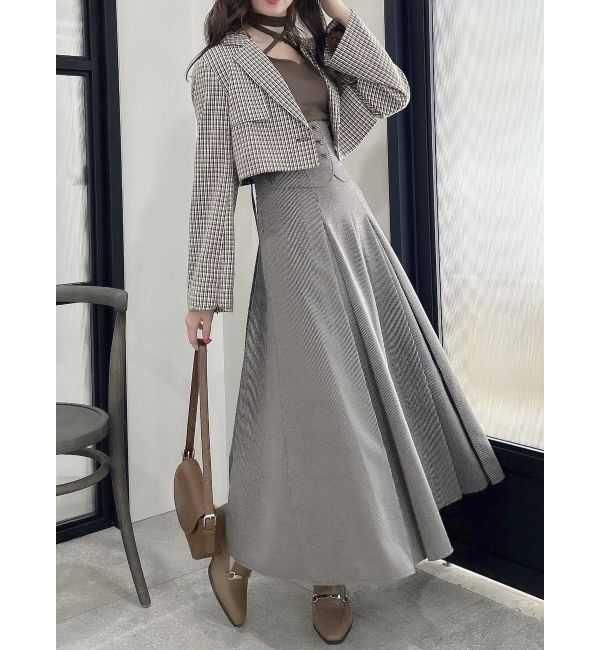 dazzlin「ジップスリーブポケットジャケット」|テーラードジャケット|