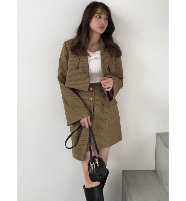 dazzlin「ジップスリーブポケットジャケット」|テーラードジャケット|