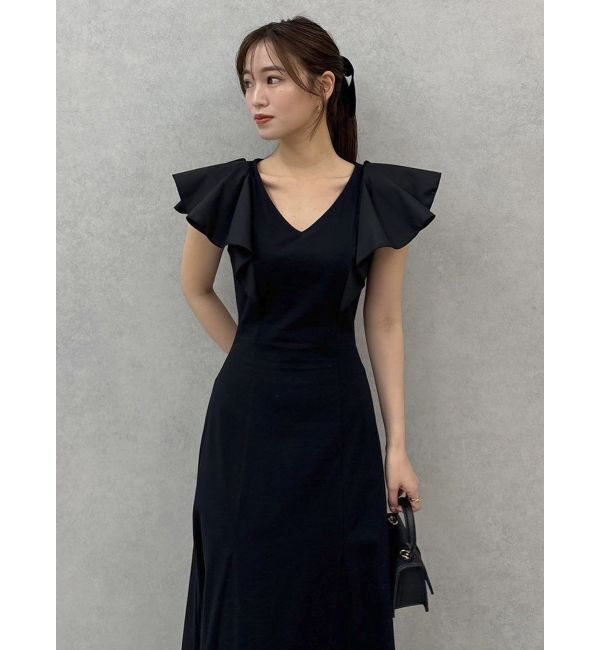 dazzlin「バックオープンフリルカットワンピース」|ワンピース|