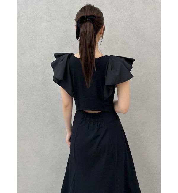 dazzlin「バックオープンフリルカットワンピース」|ワンピース|