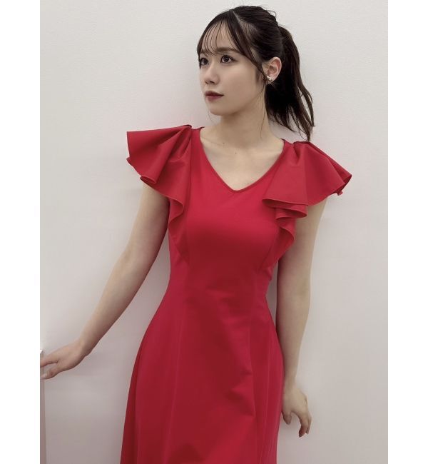 dazzlin「バックオープンフリルカットワンピース」|ワンピース|