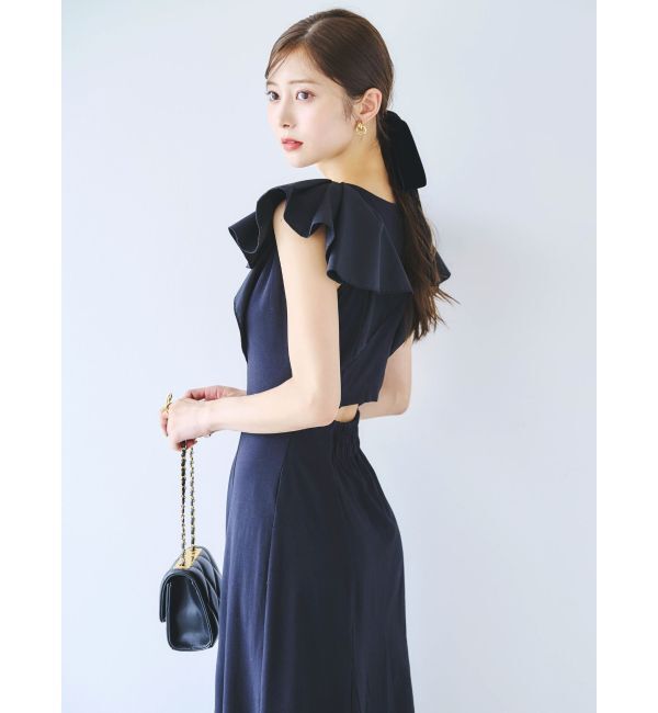 dazzlin「バックオープンフリルカットワンピース」|ワンピース|