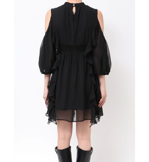 dazzlin「カタアキフリルミニワンピース」|ワンピース|