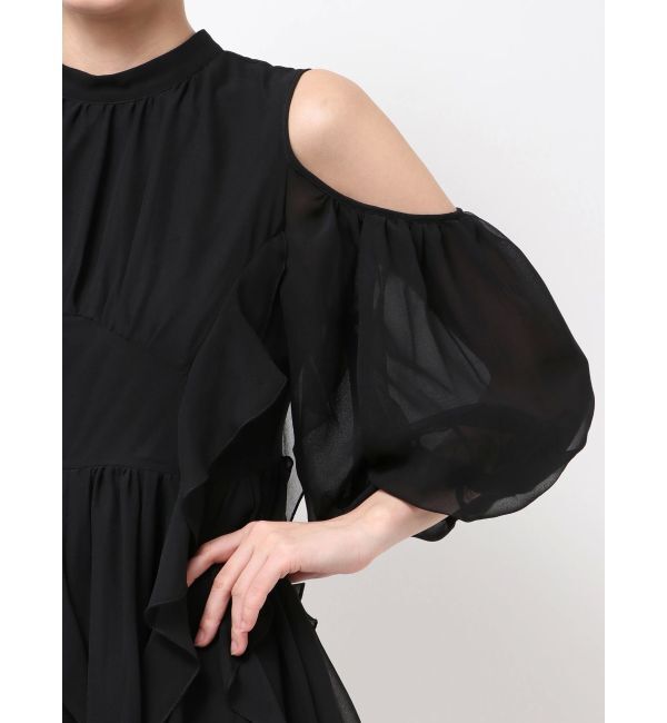 dazzlin「カタアキフリルミニワンピース」|ワンピース|