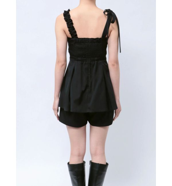 dazzlin「ペプラムロンパース」|ワンピース|