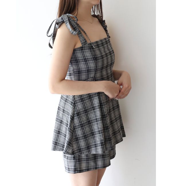 dazzlin「ペプラムロンパース」|ワンピース|