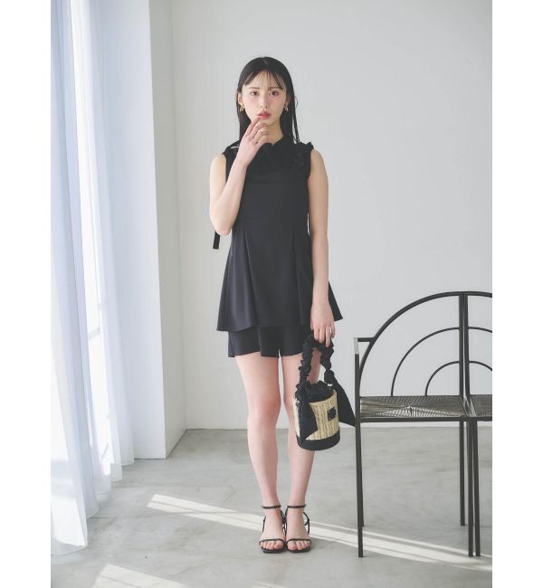 dazzlin「ペプラムロンパース」|ワンピース|