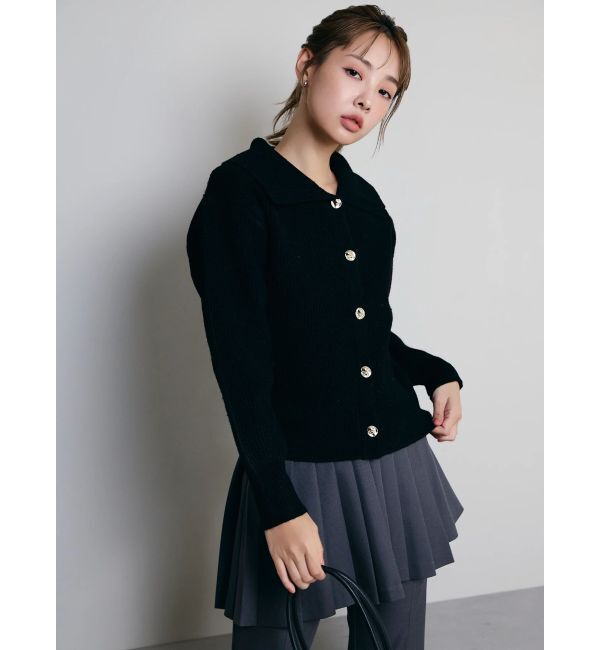 dazzlin「ビックカラーカーデ」|カーディガン|