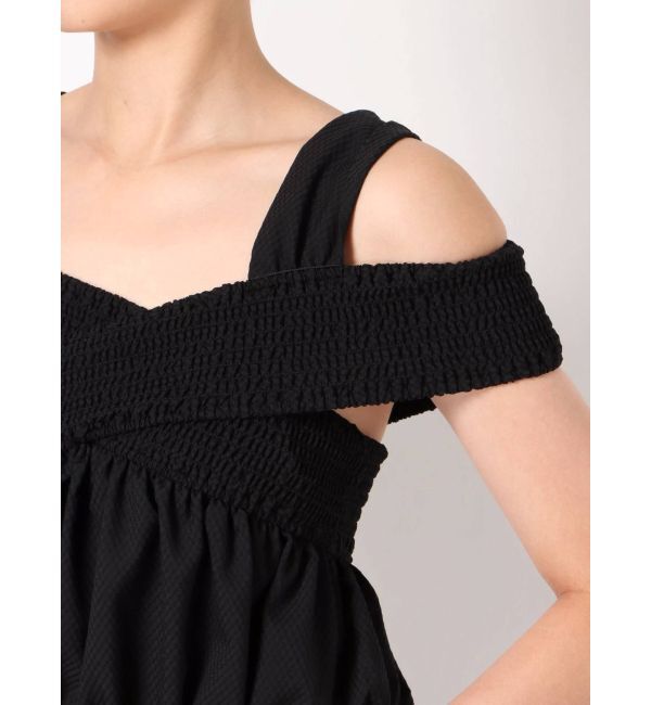 EMODA「シャーリングバンドショートトップ」|Tシャツ・カットソー|