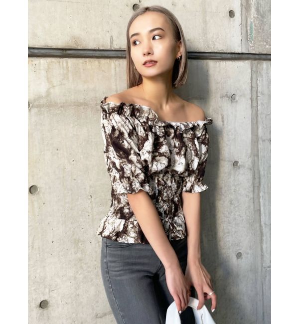 EMODA「マークウエストコルセットトップ」|Tシャツ・カットソー|