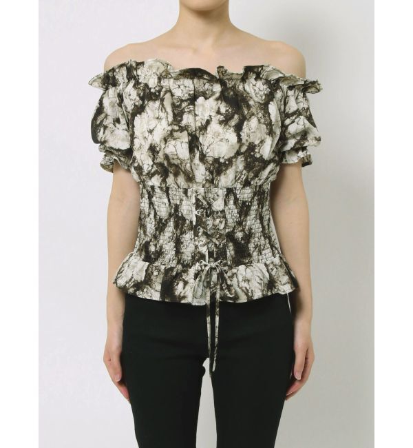 EMODA「マークウエストコルセットトップ」|Tシャツ・カットソー|