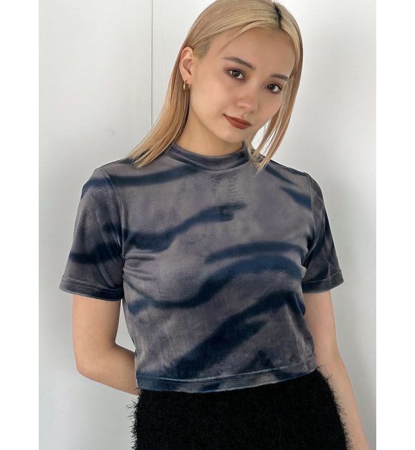 EMODA「ハイネックベロアトップス」|Tシャツ・カットソー|