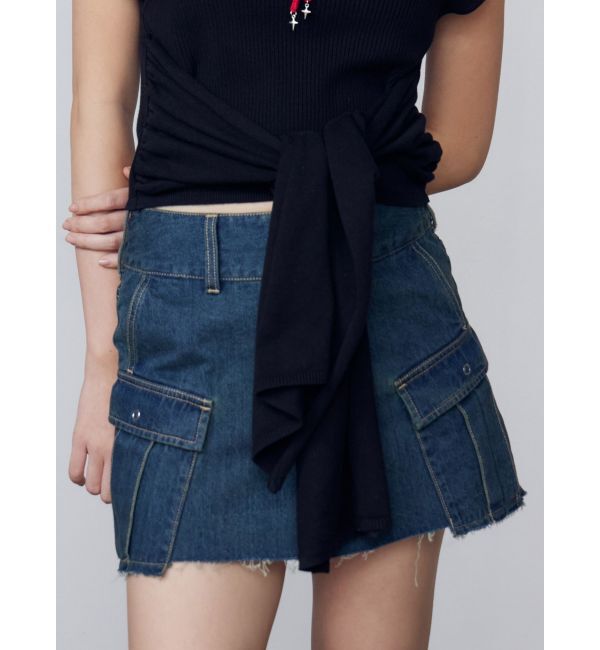 EMODA「デニムボックスミニスカート」|スカート|