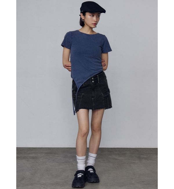 EMODA「デニムボックスミニスカート」|スカート|