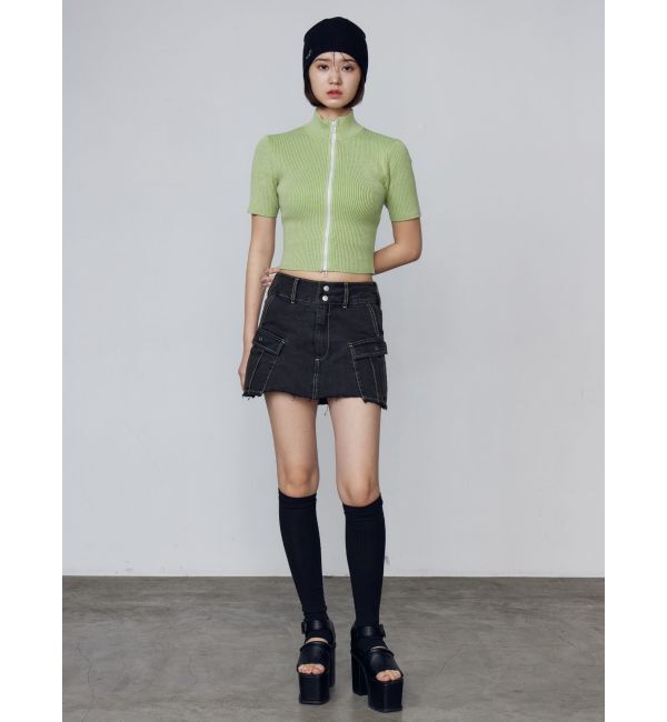 EMODA「デニムボックスミニスカート」|スカート|